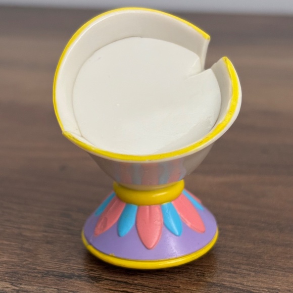 Disney Beauty And The Beast CHIP Tea Cup Burger King PULL BACK Figure Toy Wheels - Picture 5 of 7